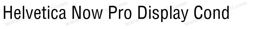 Helvetica Now Pro Display Condensed字体转换